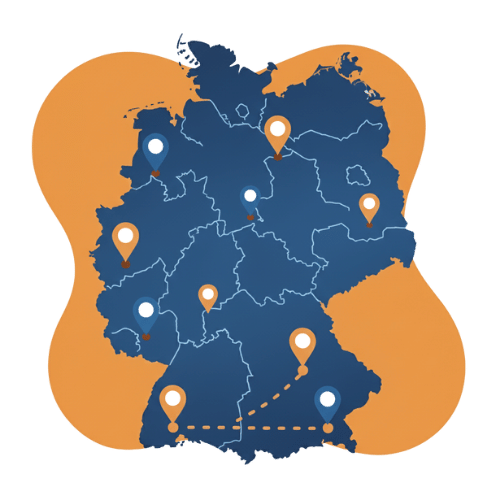 Desde cualquier punto de Alemania